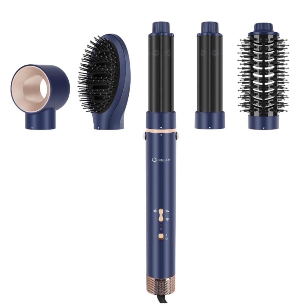 IG INGLAM MegaAIR Styler, 5 in-1 Professional Hair Dryer